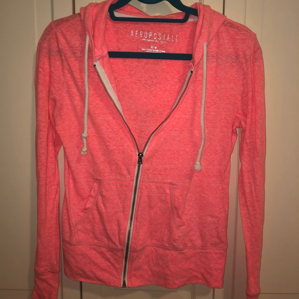 Pink zip up
